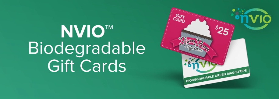 NVIO™ biodegradable gift cards