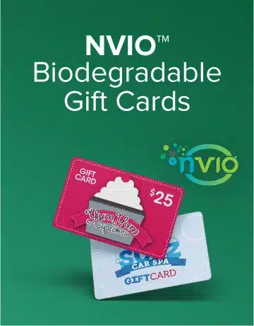 NVIO™ biodegradable gift cards