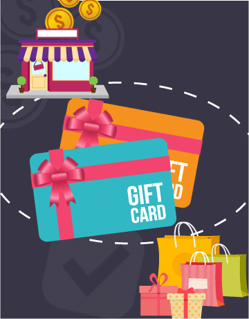 Gift cards equal revenue